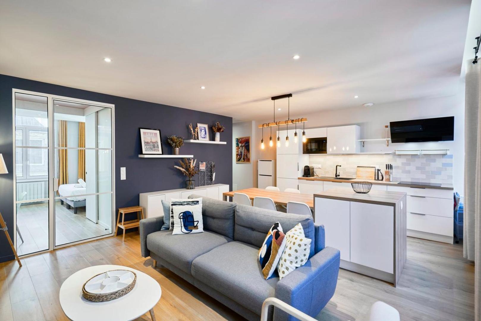 Apartment With Parking In The Heart Of Old Lille Ngoại thất bức ảnh